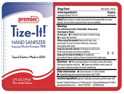 0420028_Tize It Hand Sanitizer Label_Rev. 0.jpg Tize-It Hand Sanitizer 2oz Spray Bottle Label - 0420028 Tize It Hand Sanitizer Label Rev. 0